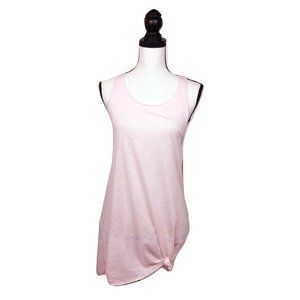 Miken Pink S/L Sheer Tank Dress Swim Cover Up